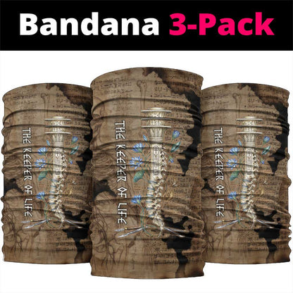 Imhotep Eye of Horus Neck Gaiter Papyrus Scrolls Ancient Egyptian Medicine