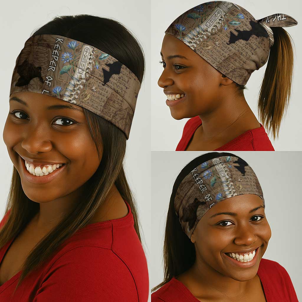 Imhotep Eye of Horus Neck Gaiter Papyrus Scrolls Ancient Egyptian Medicine