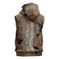Imhotep Eye of Horus Sleeveless Hoodie Papyrus Scrolls Ancient Egyptian Medicine