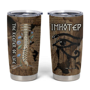 Imhotep Eye of Horus Tumbler Cup Papyrus Scrolls Ancient Egyptian Medicine