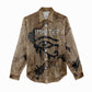 Imhotep Eye of Horus Women Casual Shirt Papyrus Scrolls Ancient Egyptian Medicine