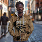 Imhotep Eye of Horus Zip Hoodie Papyrus Scrolls Ancient Egyptian Medicine