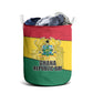 Ghana Republic Day Laundry Basket Ghanaian Pride Flag Colors With Coat Of Arms And Black Star