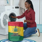 Ghana Republic Day Laundry Basket Ghanaian Pride Flag Colors With Coat Of Arms And Black Star