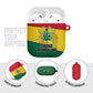 Ghana Republic Day AirPods Case Ghanaian Pride Flag Colors With Coat Of Arms And Black Star
