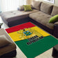 Ghana Republic Day Area Rug Ghanaian Pride Flag Colors With Coat Of Arms And Black Star