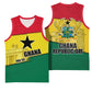Ghana Republic Day Basketball Jersey Ghanaian Pride Flag Colors With Coat Of Arms And Black Star