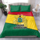 Ghana Republic Day Bedding Set Ghanaian Pride Flag Colors With Coat Of Arms And Black Star