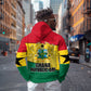 Ghana Republic Day Hoodie Ghanaian Pride Flag Colors With Coat Of Arms And Black Star