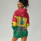 Ghana Republic Day Hoodie Dress Ghanaian Pride Flag Colors With Coat Of Arms And Black Star