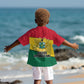 Ghana Republic Day Kid Hawaiian Shirt Ghanaian Pride Flag Colors With Coat Of Arms And Black Star