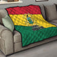 Ghana Republic Day Quilt Ghanaian Pride Flag Colors With Coat Of Arms And Black Star