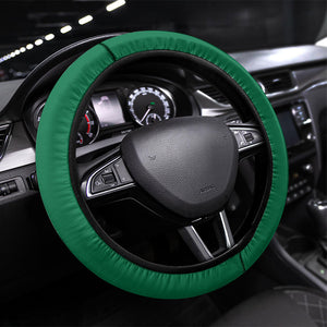 Ghana Republic Day Steering Wheel Cover Ghanaian Pride Flag Colors With Coat Of Arms And Black Star