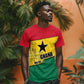 Ghana Republic Day T shirt Ghanaian Pride Flag Colors With Coat Of Arms And Black Star