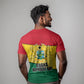 Ghana Republic Day T shirt Ghanaian Pride Flag Colors With Coat Of Arms And Black Star