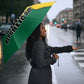 Ghana Republic Day Umbrella Ghanaian Pride Flag Colors With Coat Of Arms And Black Star