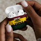 Personalized Ghana Republic Day AirPods Case Adinkra Pattern Heritage Silhouette African Culture Art