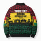 Personalized Ghana Republic Day Bomber Puffer Jacket Adinkra Pattern Heritage Silhouette African Culture Art