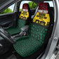 Personalized Ghana Republic Day Car Seat Cover Adinkra Pattern Heritage Silhouette African Culture Art