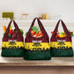 Personalized Ghana Republic Day Grocery Bag Adinkra Pattern Heritage Silhouette African Culture Art