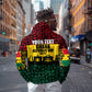 Personalized Ghana Republic Day Hoodie Adinkra Pattern Heritage Silhouette African Culture Art