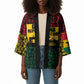 Personalized Ghana Republic Day Kimono Adinkra Pattern Heritage Silhouette African Culture Art