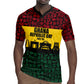 Personalized Ghana Republic Day Rugby Jersey Adinkra Pattern Heritage Silhouette African Culture Art