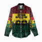 Personalized Ghana Republic Day Women Casual Shirt Adinkra Pattern Heritage Silhouette African Culture Art