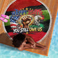 Happy 250th You Still Owe Us Black Pride Beach Blanket Pan African Flag Broken Chains - Statue Of Liberty