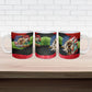 Happy 250th You Still Owe Us Black Pride Ceramic Mug Pan African Flag Broken Chains - Statue Of Liberty