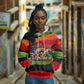 Happy 250th You Still Owe Us Black Pride Hoodie Pan African Flag Broken Chains - Statue Of Liberty