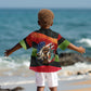 Happy 250th You Still Owe Us Black Pride Kid Hawaiian Shirt Pan African Flag Broken Chains - Statue Of Liberty