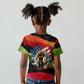Happy 250th You Still Owe Us Black Pride Kid T shirt Pan African Flag Broken Chains - Statue Of Liberty