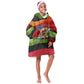 Happy 250th You Still Owe Us Black Pride Kid Wearable Blanket Hoodie Pan African Flag Broken Chains - Statue Of Liberty