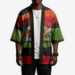 Happy 250th You Still Owe Us Black Pride Kimono Pan African Flag Broken Chains - Statue Of Liberty