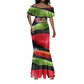 Happy 250th You Still Owe Us Black Pride Mermaid Dress Pan African Flag Broken Chains - Statue Of Liberty