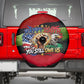 Happy 250th You Still Owe Us Black Pride Spare Tire Cover Pan African Flag Broken Chains - Statue Of Liberty