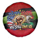 Happy 250th You Still Owe Us Black Pride Spare Tire Cover Pan African Flag Broken Chains - Statue Of Liberty