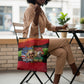 Happy 250th You Still Owe Us Black Pride Tote Bag Pan African Flag Broken Chains - Statue Of Liberty