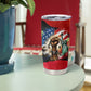 Happy 250th You Still Owe Us Black Pride Tumbler Cup Pan African Flag Broken Chains - Statue Of Liberty