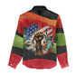 Happy 250th You Still Owe Us Black Pride Women Casual Shirt Pan African Flag Broken Chains - Statue Of Liberty