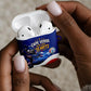 Cape Verde Won Our Hearts Soccer AirPods Case Blue Sharks Football Mascot Patriotic National Team