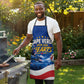 Cape Verde Won Our Hearts Soccer Apron Blue Sharks Football Mascot Patriotic National Team