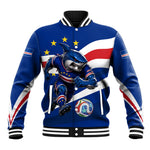 Cape Verde Won Our Hearts Soccer Baseball Jacket Blue Sharks Football Mascot Patriotic National Team