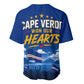 Cape Verde Won Our Hearts Soccer Baseball Jersey Blue Sharks Football Mascot Patriotic National Team