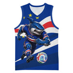 Cape Verde Won Our Hearts Soccer Basketball Jersey Blue Sharks Football Mascot Patriotic National Team