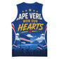 Cape Verde Won Our Hearts Soccer Basketball Jersey Blue Sharks Football Mascot Patriotic National Team