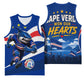 Cape Verde Won Our Hearts Soccer Basketball Jersey Blue Sharks Football Mascot Patriotic National Team