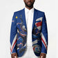 Cape Verde Won Our Hearts Soccer Blazer Blue Sharks Football Mascot Patriotic National Team