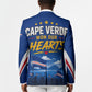 Cape Verde Won Our Hearts Soccer Blazer Blue Sharks Football Mascot Patriotic National Team